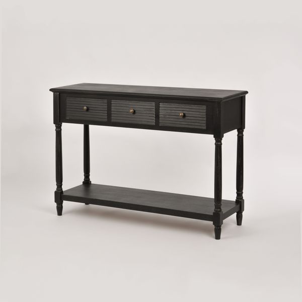 Livin Hill Livorno LIV080-B Konsole, Paulownia-Holz, MDF, 80 x 40 x 120 cm