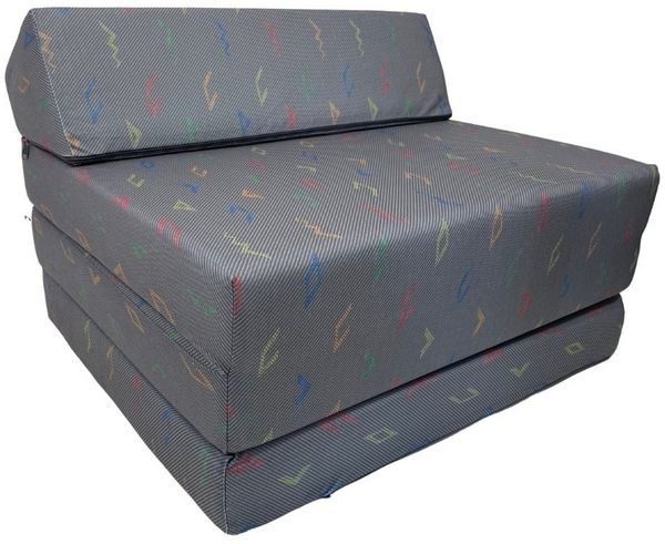 Klappmatratze Klappmatratze Gästematratze mit Kopfteil Größe 200x70x10cm, FORTISLINE