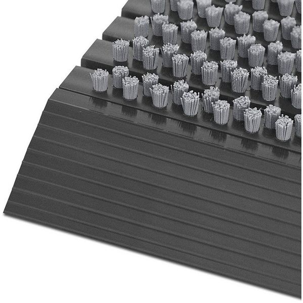 Floordirekt Fußmatte Power Brush Grau, 3 Größen, Eingangsmatte, Sauberlaufmatte, Rechteckig, Höhe: 23 mm