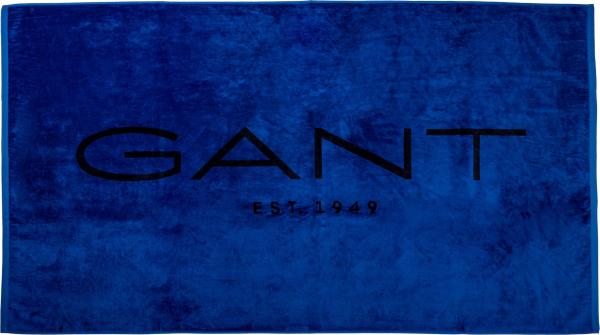 GANT Strandtuch - GANT EST. 1949 BEACH TOWEL, Duschtuch, Frottee Dunkelblau 100x180cm