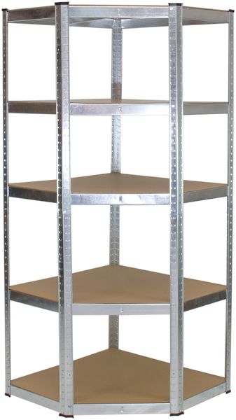 Eckregal 180x75x40 cm Schwerlastregal Steckregal Lagerregal Kellerregal 875 kg Traglast