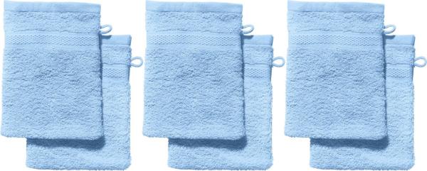 REDBEST Waschhandschuh Waschhandschuh "Chicago" 6er-Pack, Frottier (6-St), Walk-Frottier Uni