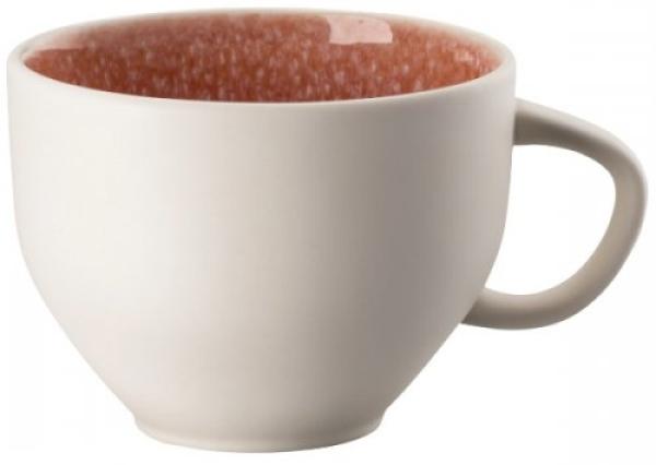 Kombi-Obertasse Junto Rose Quartz Rosenthal Kaffeetasse - Mikrowelle geeignet, Spülmaschinenfest