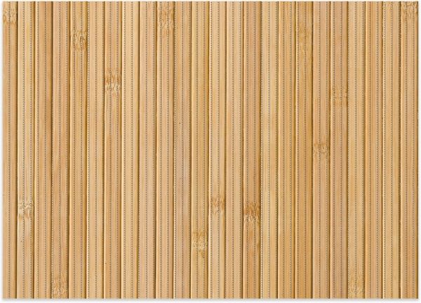 Wallario Schaum-Badematte Holzpanele hell, Höhe 5.5 mm, rutschhemmend, geeignet für Fußbodenheizungen, Polymer-Schaum, rechteckig