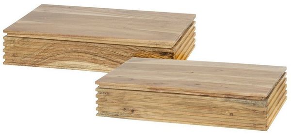 Villa Möbel Nachttisch Layer (1 Tisch, 1-St), Schwebendes Nachttisch Set mit Schubladen und Schichtoptik