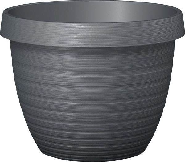 Scheurich Pflanzgefäß Country Star Ø 35 x 26,2 cm metallic grey