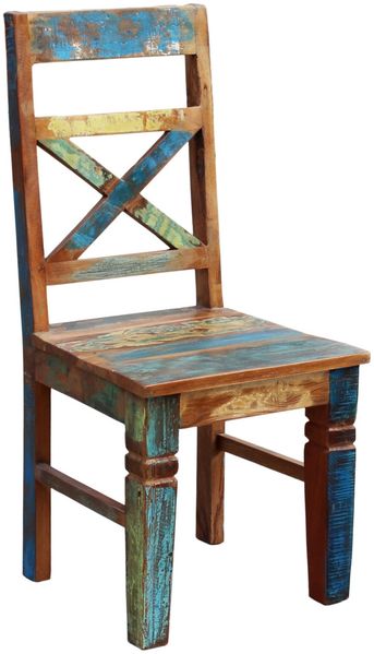 RIVERBOAT Stuhl 2er-Set 45x100 Altholz Bunt Bild 4