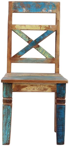 RIVERBOAT Stuhl 2er-Set 45x100 Altholz Bunt Bild 5