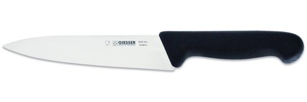 Giesser Messer Kochmesser Küchenmesser 8456, schmale, mittelspitze Klinge, scharf Handabzug, Ideal für jede Küche