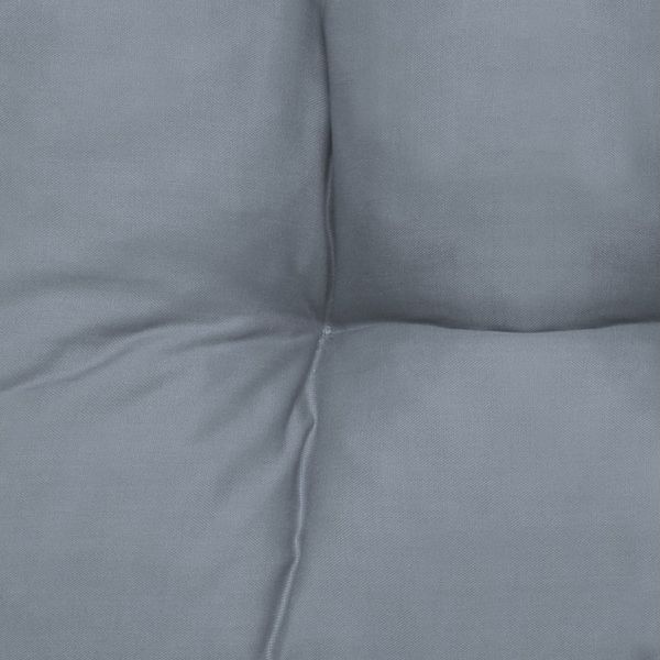 4er Set Beautissu Lisa Stuhlkissen 40 x 40 x 8 cm Grau Bild 4