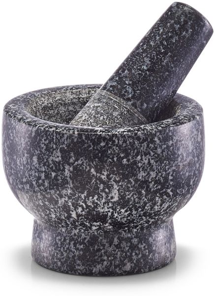ZELLER Present Granit Anthrazit Ø 9 cm Mörser und Stößel