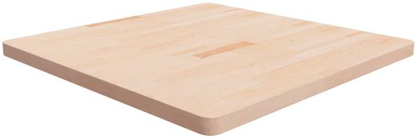 vidaXL Tischplatte Quadratisch 90x90x4 cm Eichenholz Unbehandelt 342947