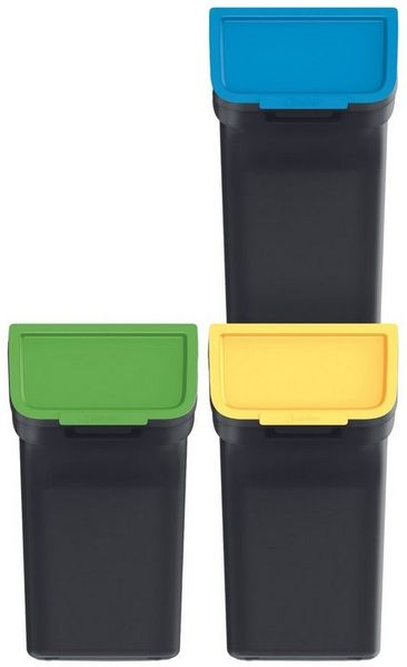 Keden Mülleimer NPW20S3-S411, Stackbox Q Mülltrennsystem 3x20L