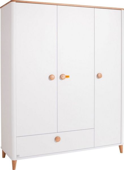 PAIDI Drehtürenschrank "Lotte & Fynn" 3-türig inkl. einer großen Schublade
