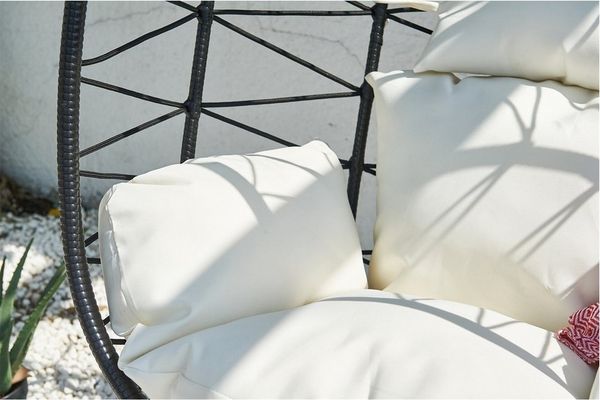 HTI-Living Hängesessel Lounge Sessel mit Hängegestell (Stück, 1-St, 1 Hängesessel), Schaukelsessel mit Gestell Hängesessel