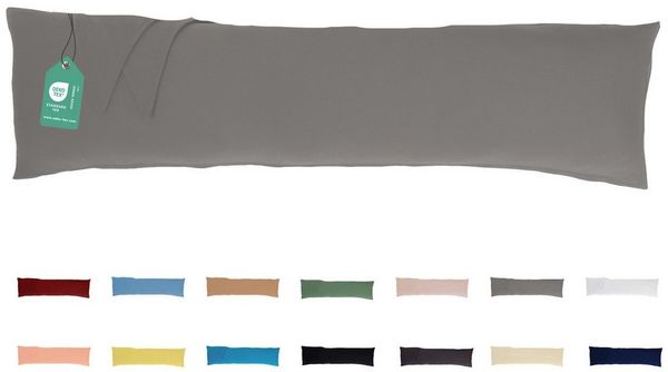 livessa Seitenschläferkissen mit bezug 40x145 cm - Schwangersschaftskissen - Schlafkissen, Kissen mit Bezug, Seitenschläferkissen : 100% Mikrofaser, Kissenbezug: 100% Baumwolle, Stillkissen mit Kissenbezug