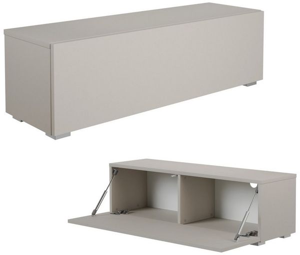 Platan Room Lowboard Kira, TV Schrank Fernsehschrank 105 / 140 / 210 / 280 cm breit Kaschmir Matt