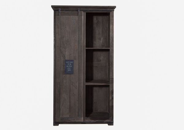 Schrank Mango 100x60x190 grau lackiert RAILWAY #216