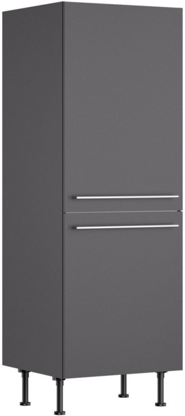 KOCHSTATION Midischrank KS-Bern2 Breite 60 cm, Höhe 176,6 cm, 2 Türen verlascht, 3 Einlegeböden Bild 1