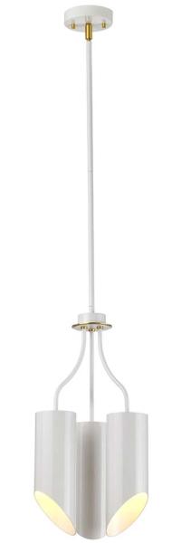 Kronleuchter, Hängelampe, Stahl Messing, D 26,8 cm