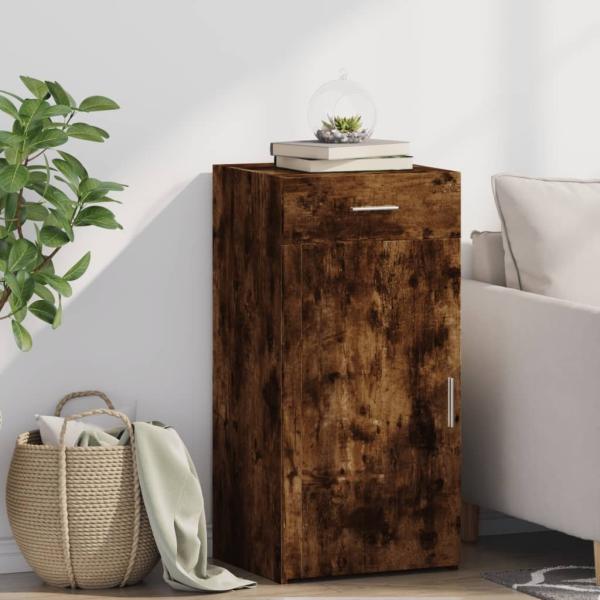 vidaXL Sideboard Räuchereiche 45x42,5x93 cm Holzwerkstoff 846289