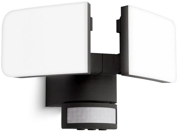 SSC-LUXon LED Außen-Wandleuchte ETHIR Außenwandleuchte mit Bewegungsmelder IP54 neutralweiß LED 230V, Neutralweiß