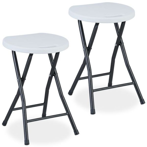 Relaxdays Klapphocker 2er Set