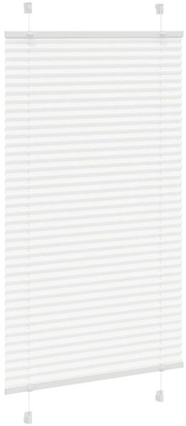 vidaXL Plissee Weiß 70x100 cm Stoffbreite 69,4 cm Polyester 4015477 Bild 3