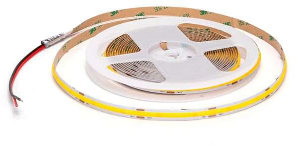 10m COB LED Streifen Strips mit 480 LEDs 8mm Breite komplett set Kaltweiß Bild 3
