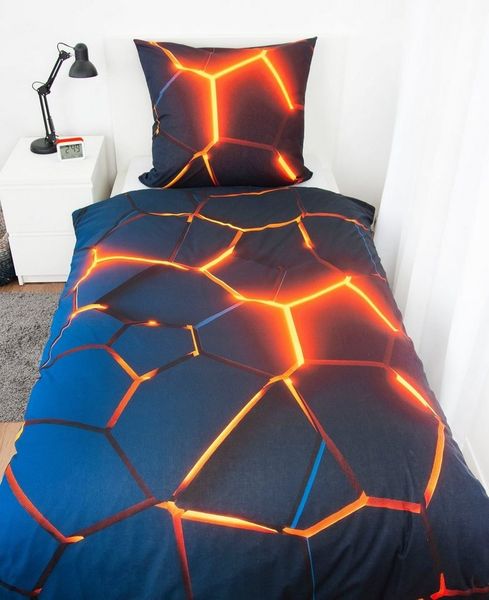 Herding Bettwäsche Set mit 3D Motiv 135 x 200 cm Baumwolle