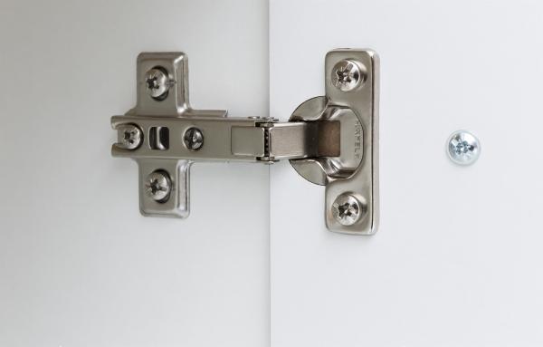 Hochschrank >Riga< in Hellgrau-Matt - 25x190x35cm (BxHxT) Bild 7