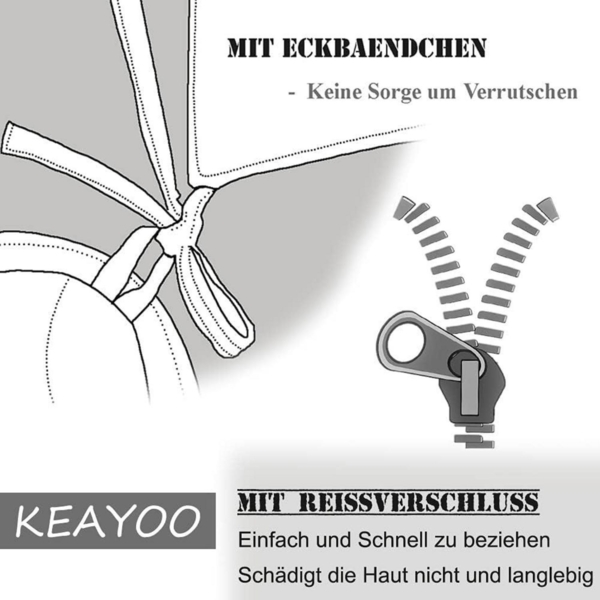 Bettwäsche 135x200 Baumwolle 4tlg Grau Rosa Blumen Wendebettwäsche Bild 8