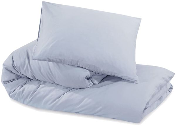 vidaXL Bettwäsche-Set Grau 200x200 cm Leichte Mikrofaser 135951 Bild 6