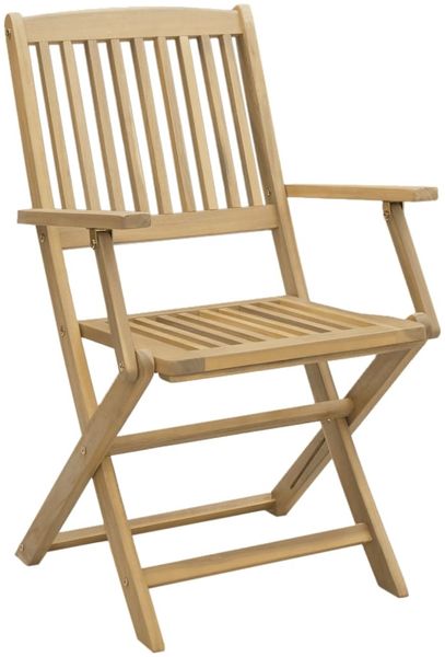 vidaXL Gartenstühle 6 Stk. Klappbar 54x61x88 cm Massivholz Akazie 3214230 Bild 4