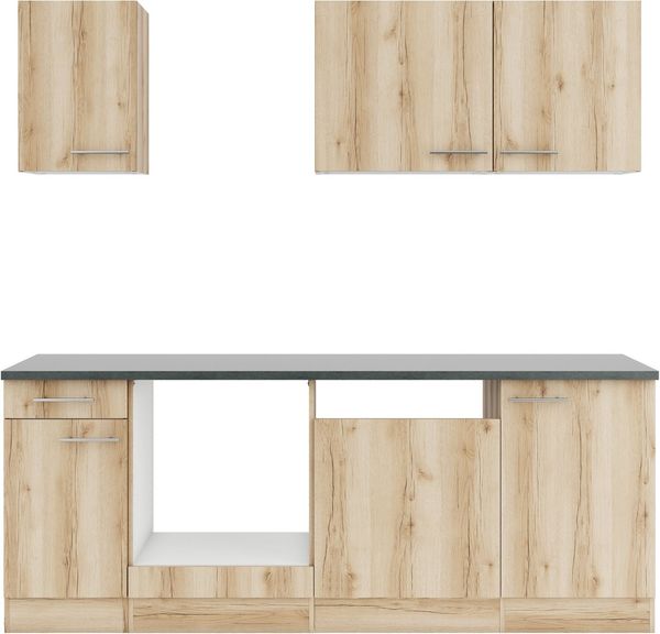 OPTIFIT Küche Bella, Breite 210 cm, wahlweise mit E-Geräten