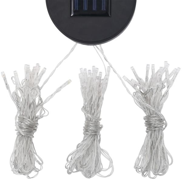 vidaXL Pavillon mit Moskitonetz & LED-Lichterkette 4x3x2,73m Anthrazit 3070317 Bild 9