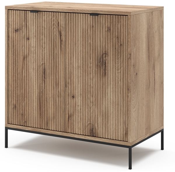 Kommode Eliza Viking Oak 42 x 81.2 cm mit 2 Türen Vicco