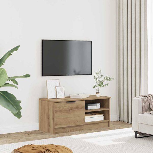 vidaXL TV-Schrank Artisan-Eiche 80x35x36,5 cm Holzwerkstoff 856856