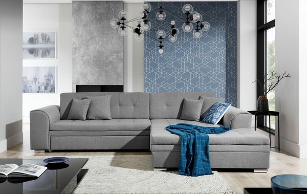 Wohnideebilder Sorento Grau Couchgarnitur SO_56
