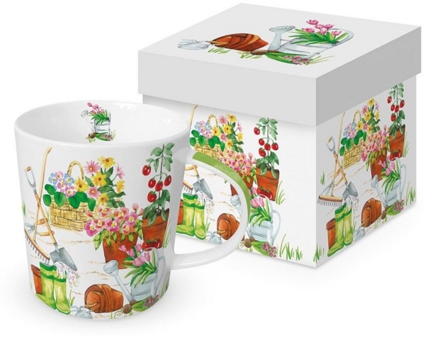 PPD Becher PPD, Mug, Herbst, Winter, Frühling, Sommer, Alltag Kollektion, Porzellan Tasse, Blumen, Planzen, Garten, Gemuse,-Trendbecher, Henkelbecher, Sommer Kollektion, Motiv : Blumen, Pflanzen, Tiere, Liebe, Sprüche, Geschenke