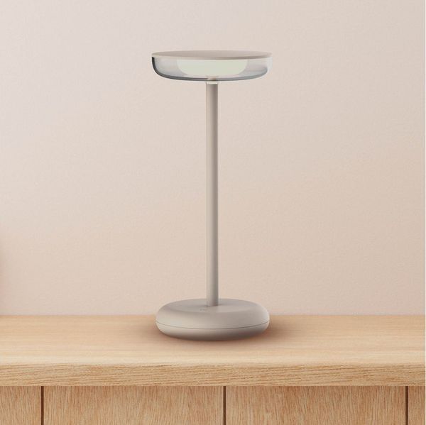 näve LED Tischleuchte Pasi, Dimmfunktion, Ein-/Ausschalter, Memoryfunktion, USB-Ladefunktion, LED wechselbar, Warmweiß, dimmbar per Berührungssensor, Memoryfunktion, Akku, USB-C-Ladekabel