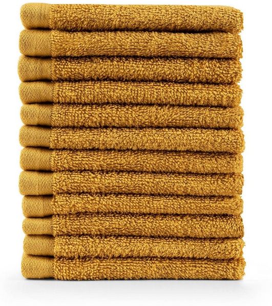 Blumtal Gästehandtücher 30x30cm - weich und saugstark, Frottee (12-St), 12er und 24er Set, 100% Baumwolle