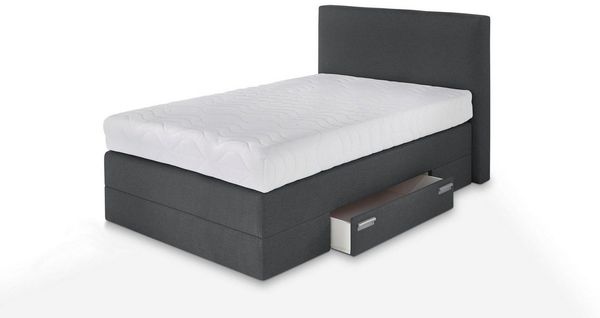 Westfalia Schlafkomfort Boxspringbett, mit Schubkästen und Zierkissen