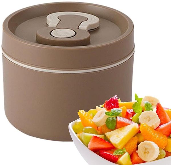 Agger Thermoschüssel Thermobehälter für Essen 520ml, Warmhaltebehälter aus Edelstahl, mit Löffel und Deckel
