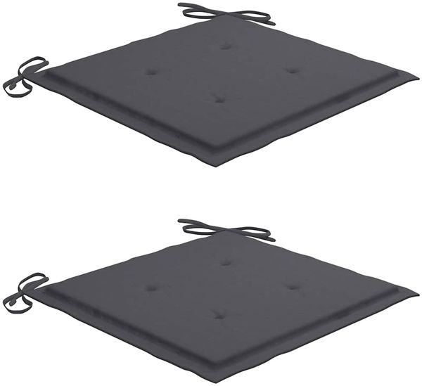 vidaXL Gartenstühle mit Kissen 2 Stk. Massivholz Akazie und Stahl 3061488 Bild 7