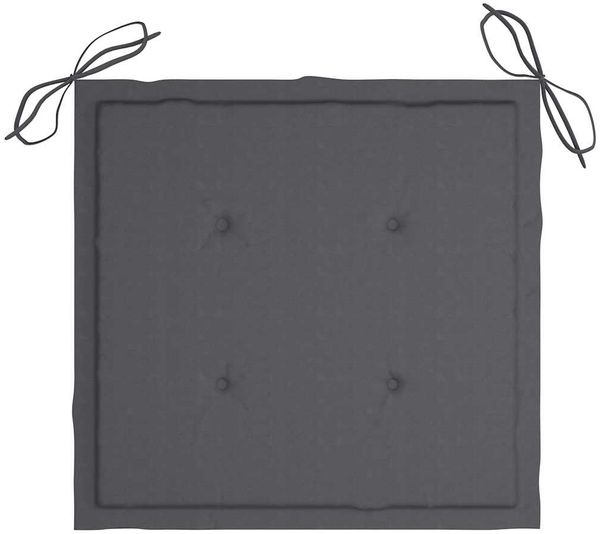 vidaXL Gartenstühle mit Kissen 2 Stk. Massivholz Akazie und Stahl 3061488 Bild 9