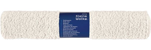 Kleine Wolke Badematte »Scott«, Badvorleger, Badezimmer Teppich, Höhe 12 mm, rutschhemmend beschichtet, fußbodenheizungsgeeignet, Polyester, rechteckig, Badteppich, Uni Farben, weich & kuschelig