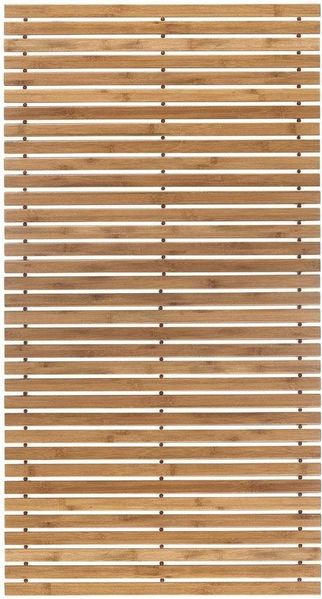Kleine Wolke Holzmatte Level Badteppich, 100% Bambus, Natur, 80x50 cm, 80. 00x50. 00 cm, 4072202207