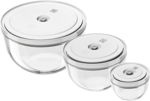 Zwilling Fresh&Save Vakuum Set Bowls Glas 6-tlg.