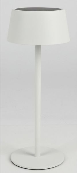 Solar Tischleuchte ca. Ø 11 × H 31 cm – dekorative Solarlampe für Balkon Terrasse und Garten kabellos stimmungsvolle Beleuchtung Bild 2